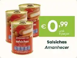 Roque Supermercados Salsichas Amanhecer promoção