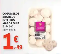 E.Leclerc Cogumelos brancos inteiros marca guia promoção