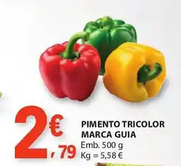 E.Leclerc Pimento tricolor marca guia promoção