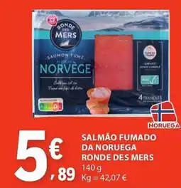 E.Leclerc Salmão fumado da noruega ronde des mers promoção
