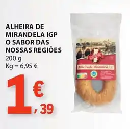 E.Leclerc Alheira de mirandela igp o sabor das nossas regiões promoção