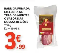 E.Leclerc Barriga fumada em lenha de trás-os-montes o sabor das nossas regiões promoção