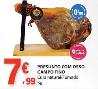 E.Leclerc Presunto com osso campo fino promoção