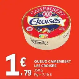E.Leclerc Queijo camembert les croisés promoção