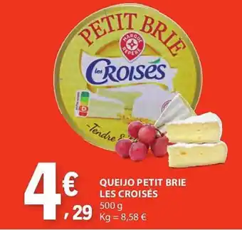 E.Leclerc Queijo petit brie les croisés promoção
