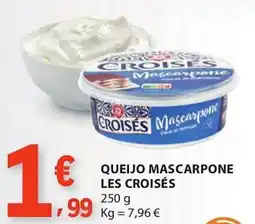 E.Leclerc Queijo mascarpone les croisés promoção