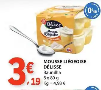 E.Leclerc Mousse liégeoise délisse promoção