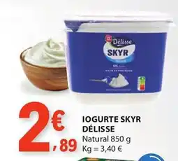 E.Leclerc Iogurte skyr délisse promoção