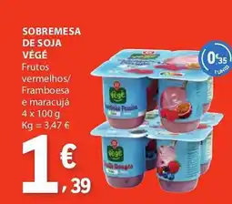 E.Leclerc Sobremesa de soja végé promoção
