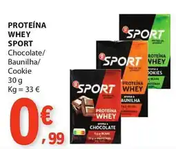 E.Leclerc Proteína whey sport promoção