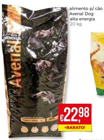 Alimento p/cão Avenal Dog Alta Energia 20kg