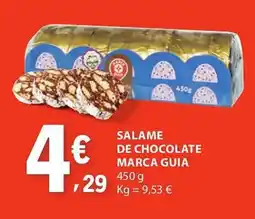 E.Leclerc Salame de chocolate marca guia promoção