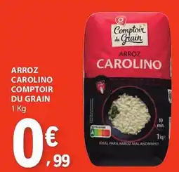 E.Leclerc Arroz carolino comptoir du grain promoção