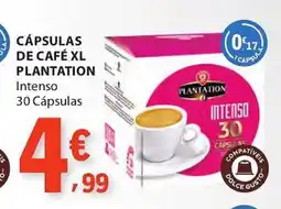 E.Leclerc Cápsulas de café xl plantation intenso 30 cápsulas promoção