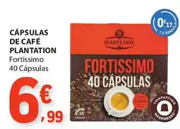 E.Leclerc Cápsulas de café plantation fortissimo 40 cápsulas promoção