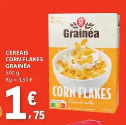 E.Leclerc Cereais corn flakes grainéa promoção