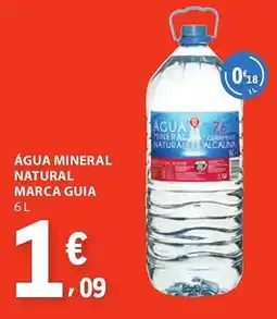E.Leclerc Água mineral natural marca guia promoção