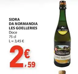 E.Leclerc Sidra da normandia les goelleries doce promoção