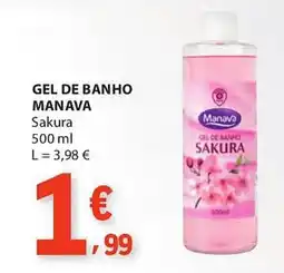 E.Leclerc Gel de banho manava Sakura promoção