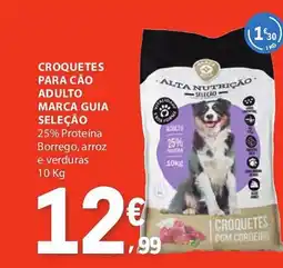 E.Leclerc Croquetes para cão adulto marca guia seleção promoção
