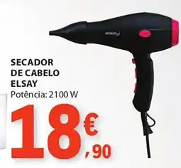 E.Leclerc Secador de cabelo elsay promoção
