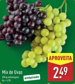 ALDI Mix de Uvas promoção