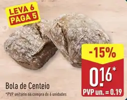 ALDI Bola de Centeio promoção