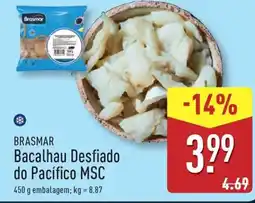 ALDI BRASMAR Bacalhau Desfiado do Pacífico MSC promoção