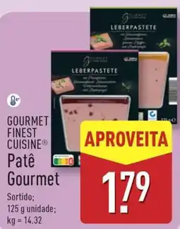ALDI GOURMET FINEST CUISINE Patê Gourmet promoção