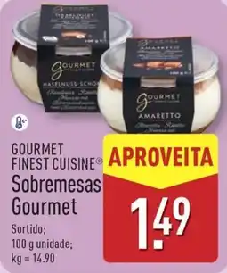 ALDI GOURMET FINEST CUISINE Sobremesas Gourmet promoção