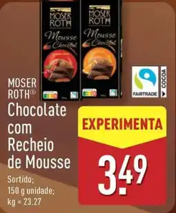 ALDI MOSER ROTH Chocolate com Recheio de Mousse promoção