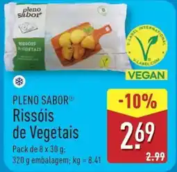 ALDI PLENO SABOR Rissóis de Vegetais promoção