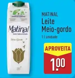 ALDI MATINAL Leite Meio-gordo promoção