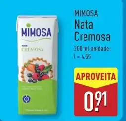 ALDI MIMOSA Nata Cremosa promoção