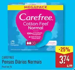 ALDI CAREFREE Pensos Diários Normais promoção
