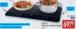 ALDI AMBIANO Placa de Indução Dupla promoção