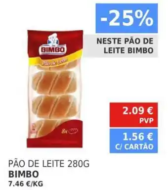 Minipreço Bimbo Pão de Leite 280g promoção