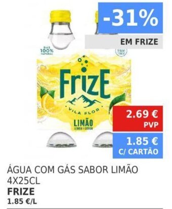 Frize Água com Gás Sabor Limão 4x25cl