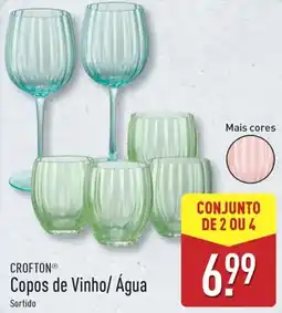 ALDI CROFTON Copos de Vinho/ Água promoção