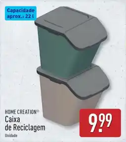 ALDI HOME CREATION Caixa de Reciclagem promoção