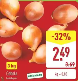 ALDI Cebola promoção