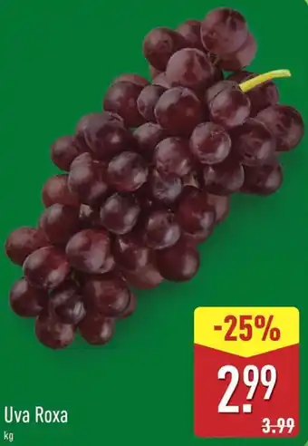 ALDI Uva Roxa promoção