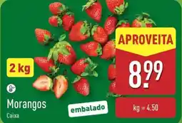 ALDI Morangos promoção