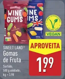 ALDI SWEET LAND Gomas de Fruta promoção