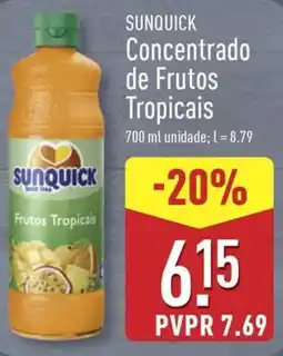 ALDI SUNQUICK Concentrado de Frutos Tropicais promoção