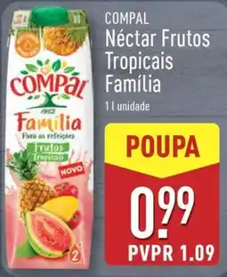 ALDI COMPAL Néctar Frutos Tropicais Familia promoção