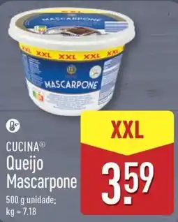 ALDI CUCINA Queijo Mascarpone XXL promoção