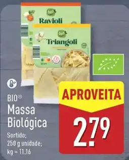 ALDI BIO Massa Biológica promoção
