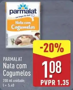 ALDI PARMALAT Nata com Cogumelos promoção