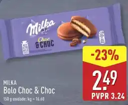 ALDI MILKA Bolo Choc&Choc promoção